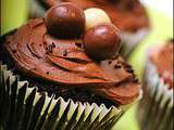 Cupcake de Pâques au chocolat et caramel