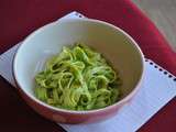 Tagliatelles pesto maison