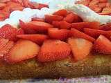 Tarte aux fraises et crème d'amande