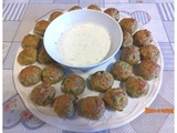 Boulettes au brocoli cuites au four