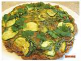 Fritata à la courgette et à la coriandre - sucreetepices.over-blog.com