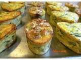 Mini flans de courgette au camembert