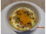 Oeufs cocotte au saumon fumé