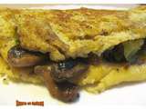 Omelette aux champignons