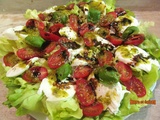 Salade à la caprese végétarienne