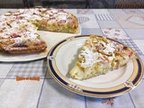 Tarte facile rhubarbe et amandes - Recette en vidéo