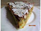 Tarte facile rhubarbe et amandes