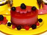 Bavarois aux fruits rouges