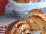 Croissants au sucre perlé