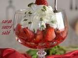 Fraises menthe chantilly tout simplement