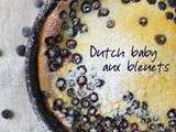 Dutch baby aux myrtilles