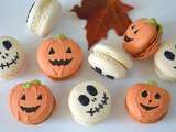 Macarons citrouilles au caramel au beurre salé pour Halloween