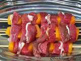 Brochettes de boeuf