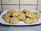 Cookies chocolat, pistache et beurre de cacahuète