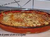 Gratin de pommes de terre et ses légumes