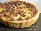 Quiche à la Raclette et viande séchée