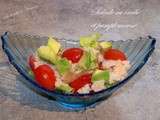 Salade au crabe et pamplemousse