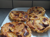 Tartelettes aux pommes sans pâte et carambars (4 sp ww - bleu)