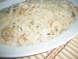 Riz aux Crevettes et aux Herbes