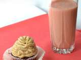 St-Valentin épicée : cupcakes et milk-shake