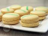 Macaron citron et basilic