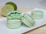 Macarons au citron vert