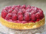 Tarte pistache framboise