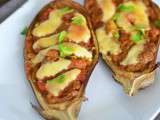 Aubergines farcies aux légumes