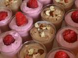 Verrine fruits rouge / verrine chocolat