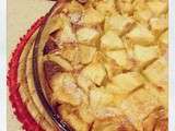 Clafoutis aux pommes et aux pruneaux