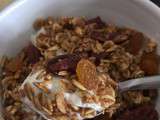 Granola aux noix de pécan et sirop d'érable