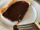 Tarte au chocolat et au caramel au beurre salé