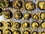 Pizzettes de courgettes et aubergines à la boulette de Wallonie