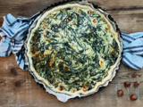 Quiche épinards noisettes | Recette végétarienne