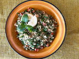 Salade taboulé Libanais avec du persil plat