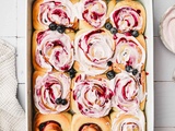 Cinnamon Rolls aux Myrtilles