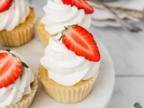 Cupcakes Fraises Mascarpone