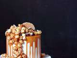 Layer Cake Cheesecake et popcorn caramel au beurre salé