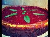 Cheesecake Chocolat Vanille Framboises