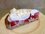 Tarte aux fraises chantilly coco