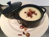 Velouté de cèleri rave aux noisettes grillées