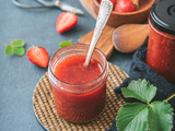 Confiture de fraise et rhubarbe {recette maison}