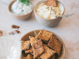 Crackers maison aux graines pour l’apéritif