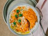 Dahl de lentilles corail au lait de coco