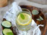 Eau de concombre, citron et menthe {detox}