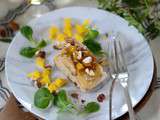 Escalope de foie gras poêlé et chutney de mangue