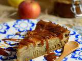 Gâteau normand aux pommes et sauce caramel