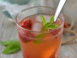 Limonade de fraise et menthe