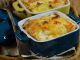 Mini-cocottes de gratin de pomme de terre à la tomme