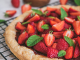 Tarte fine aux fraises